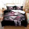 Cool Arknights Anime Game Duvet Cover + 2 Pillowcases 3D Operator Print Polyester Bedding Teen Gaming Bedroom Decor