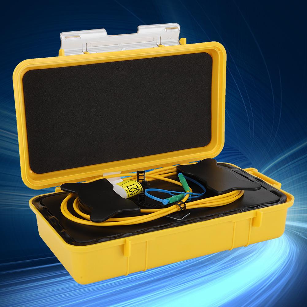 Fiber Optic OTDR Launch Cable Box Dead Zone Eliminator Fiber Ring Lc APC Lc APC SM 1km