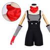 Nuovo Costume Cosplay Mimo Gatto Strisce Festival dell'Arte Costume Cosplay Stile Mimo Vintage Costume per Cosplay e Role-Playing sul Palco Outfit da Donna