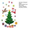 23Pcs/Set Christmas Tree Fridge Magnet Waterproof Merry Xmas Tree Santa Elk Gift