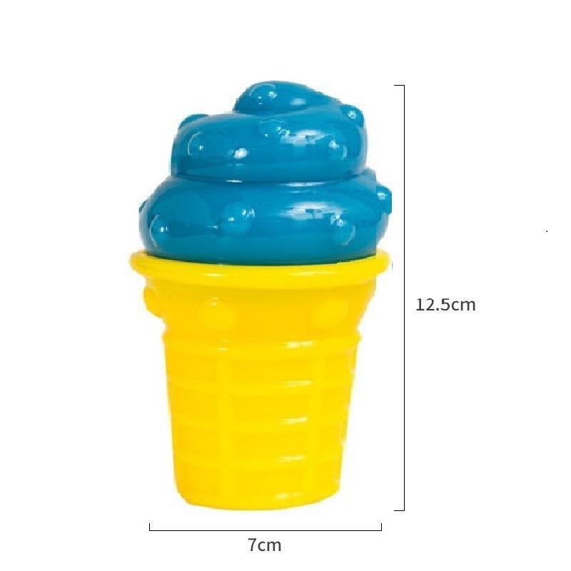 New Dog Toys Summer Heat Relief Cotton Absorbent Frozen Chilled Chewing Gnawing Teething Ring Toys High Quality TPR Pet Supplies