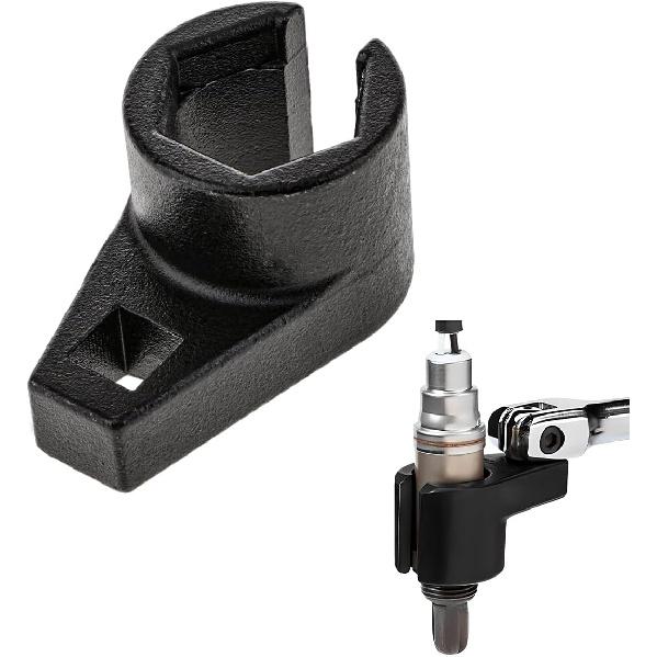 Oxygen Sensor Socket, 3/8-Inch Drive By 7/8-Inch 22Mm Oxygen Sensor Socket O2 Sensor Remover, Offset 6-Point Oxygen Sensor Socket Wrench For Most