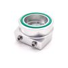 AE86 FC1 FK7 GT86 BRZ Oil Filter Sandwich Plate for Oil Pressure Sensor Oil Temp Sender with Stainless Steel Connectors Adaptor
