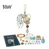 Spiritual Jewelry Making Supplies 12 Zodiac Blessing Beaded Ornament DIY Kit, Beginner Friendly Sign Mother Daughter Craft Projects Beading