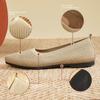 Women's Breathable Pointed Toe Flat Shoes Summer Casual Mesh Slip-On Ballet Flats Comfort Walking Shoes