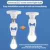PIR Motion Sensor E27 Light Socket Adapter 85-265V Smart Infrared Bulb Holder Auto ON/OFF Delay Switch for Home Garage Stair