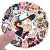 10/30/50pcs  Gravity Falls Cartoon Stickers Waterproof Graffiti Skateboard Phone Stationery Cute DIY Sticker Packs
