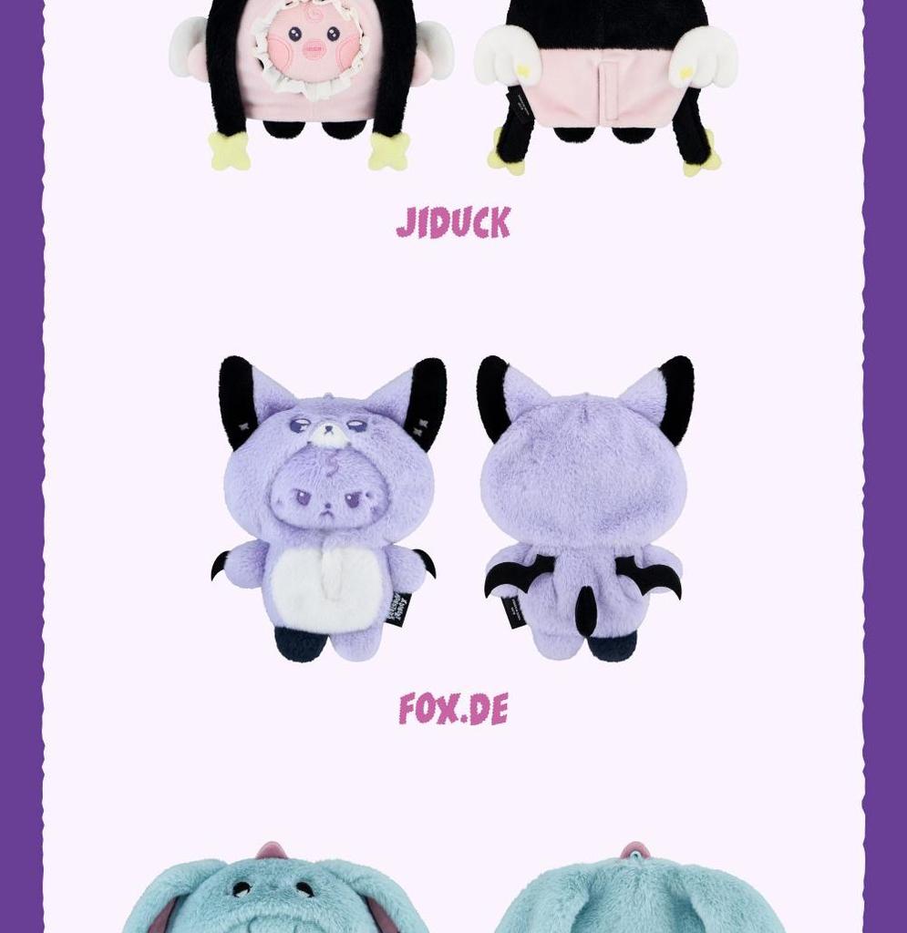 Xdinary Heroes (XDIZ) [ÖZEL PARTİ] RESMİ ÜRÜN - Xdinary Monsters 10CM PELUŞ KOSTÜM