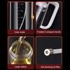 Yousheng 500ml Oil Sprayer Anti-clogging 2-in-1 Glass Clear Scale Vinegar Dispenser for Barbecue