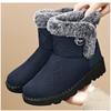 Snow Boots for Women In Autumn and Winter, Women's Midsole Cotton Shoes with Thick Fleece and Warm Cotton Boots