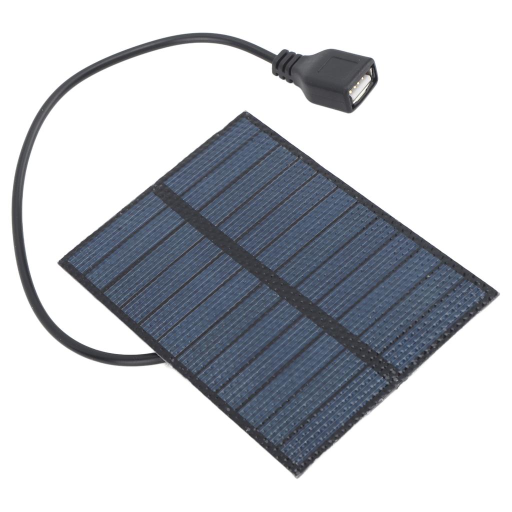 Solar Panel 3W 5V Portable Polysilicon Solar Photovoltaic Panel for Smart Phone Small Fans Outdoor