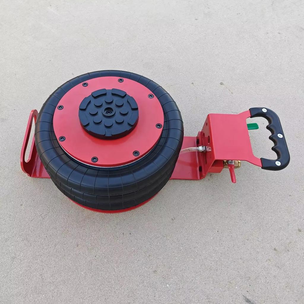 3 Tons Pneumatic Car Jack Triple-bag Air Jack Hand-end Type Car Lifting Equipment Garage Repair Shop Car Jack 15CM-40CM