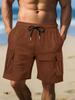 Pantaloncini Cargo Atletici Estivi da Uomo, Pantaloncini da Allenamento Multi-Tasche, Pantaloncini Casual Sportivi da Palestra al Ginocchio