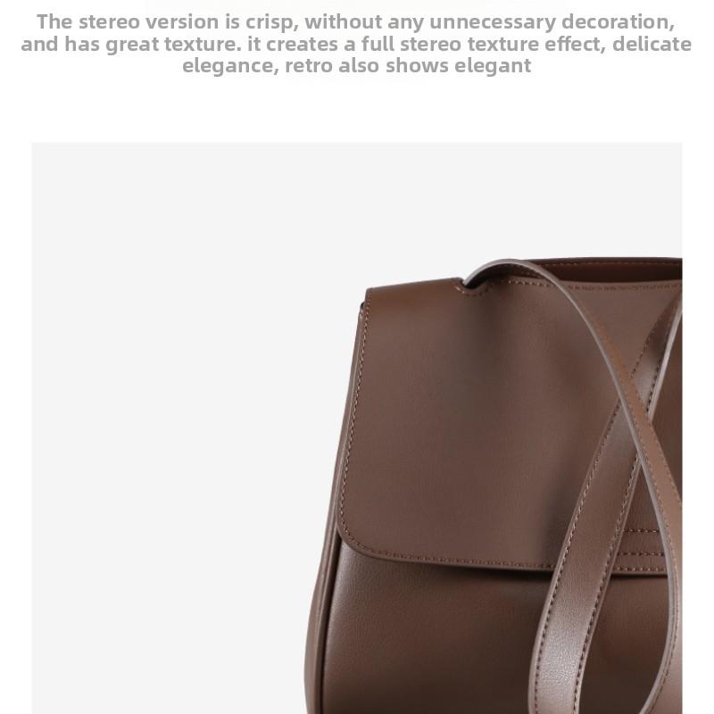 Bags Are Versatile for Women. They Are Popular This Summer. Shoulder Messenger Bags Are Large-capacity Leather Work Handbags.