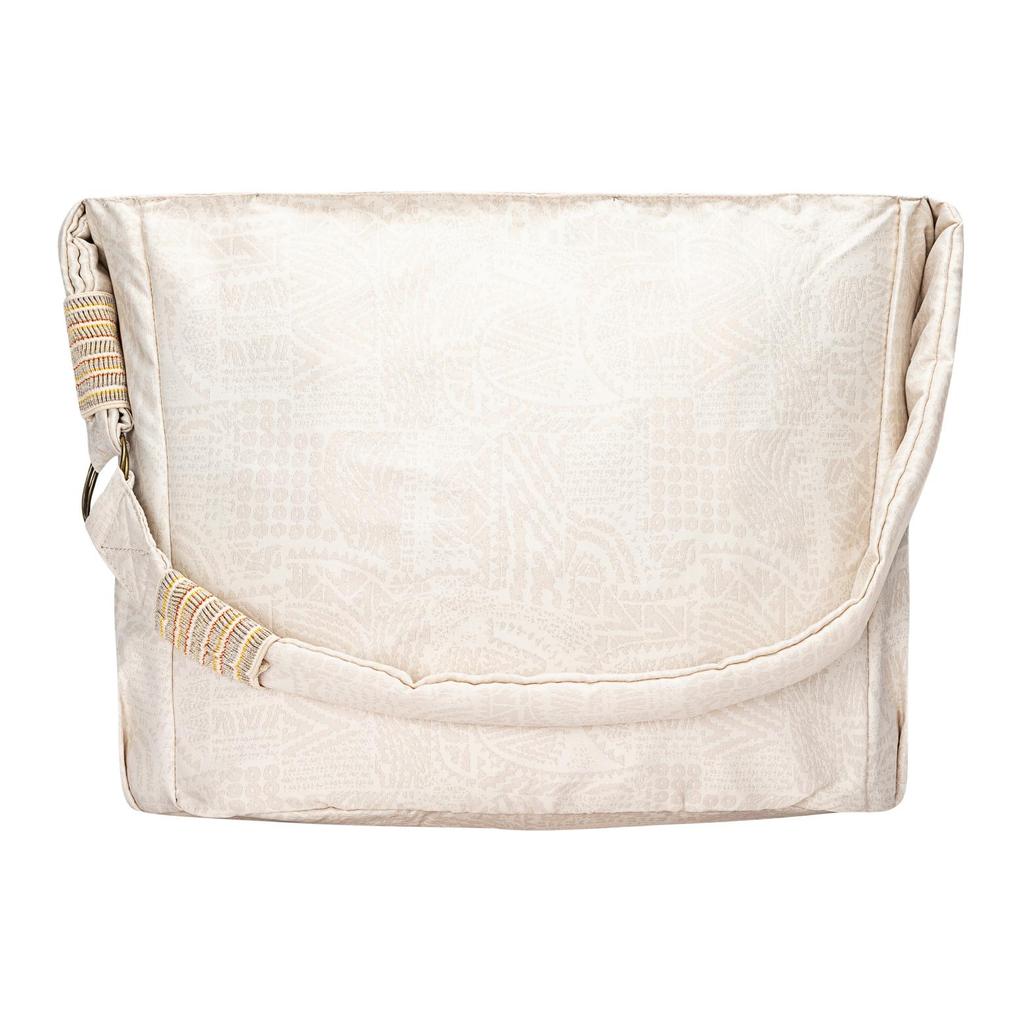 New Anta Irving Series Polyester Jacquard Fabric Crossbody Bag Regular Unisex Corn White 192531142-2