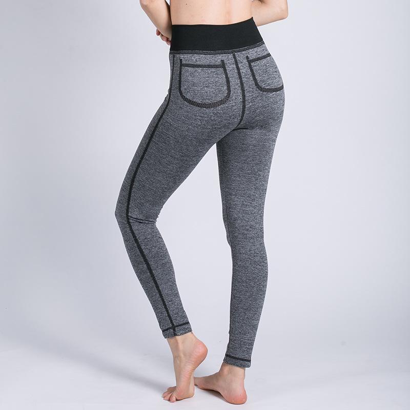 Fake Pocket Tights Leggings 