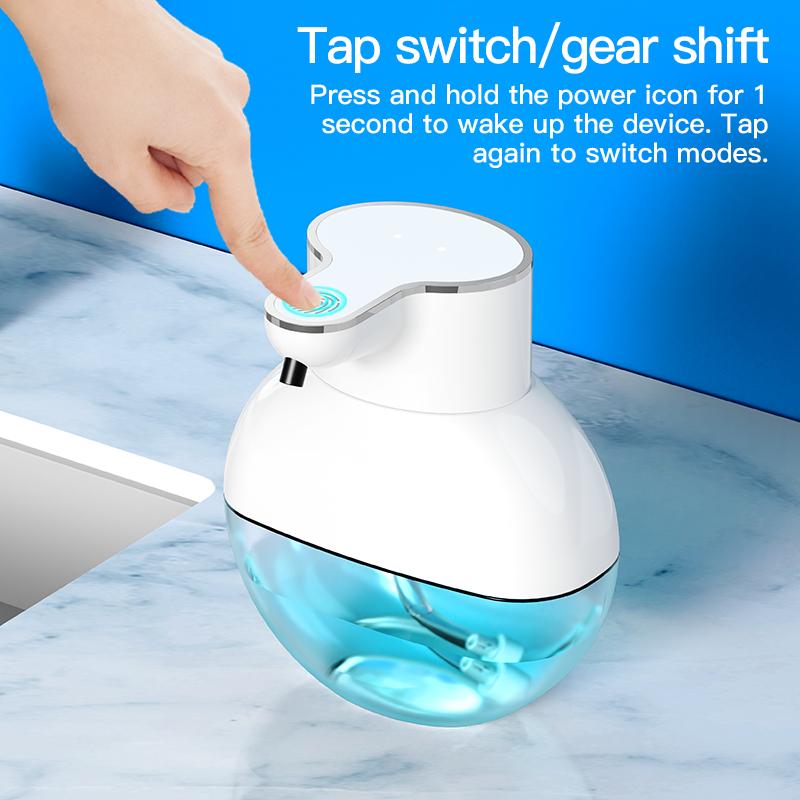 Automatic Touchless Foaming Soap Dispenser Wall-mounted USB/Battery Powered Liquid Soap Dispenser for Hotel Bathroom Kitchen