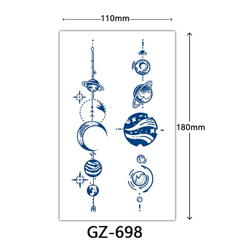Autocolante Tatuaj cu Suc, Autocolante Tatuaj Herbal, Autocolante Tatuaj Semi-Permanent cu Litere Engleze Tatuaj