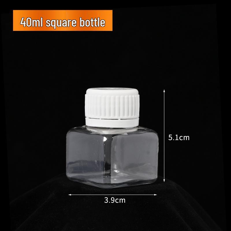 Food Grade PET Polyester Bottle with Tear-off Cap, 100ml/500ml