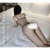Sex Underwear Perverted Stockings Open Seduction Large Size Full Body One-piece Fishnet Socks Passion Free Female Sexy Black Silk