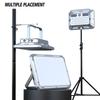 Ny Flomlys Arbeidslampe Innebygd 18650 Batteri Type-C Lampe Powerbank Lommelykt med Magnet Utendørs Bærbar Campinglanterne