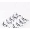 Lashie - Set mit 5 Paaren: Natürliche, zarte Falsche Wimpern mit transparentem Band