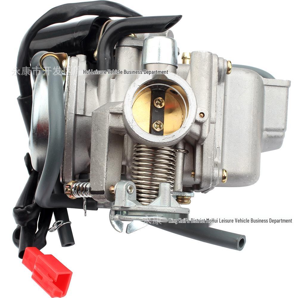 GY6 125/150CC PD24J 24mm Carburetor for Scooter, ATV, Beach, and Motorcycle Parts