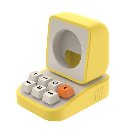 Typewriter Watch Charging Stand for Watch SE/Ultra/1-10 Silicone Watch Charger Wireless Desk Charging Dock Station Holder