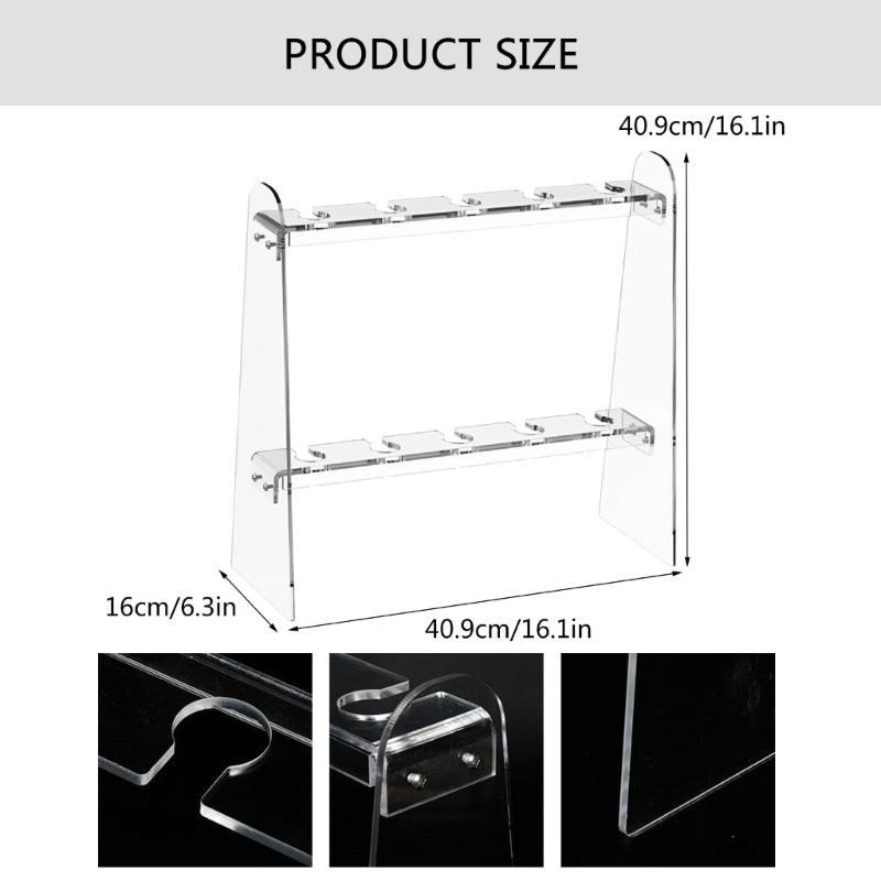 Acryl Sektglashalter Ständer Klarer Acryl Weinglashalter Sektflöten Display Regale für Feierlichkeiten