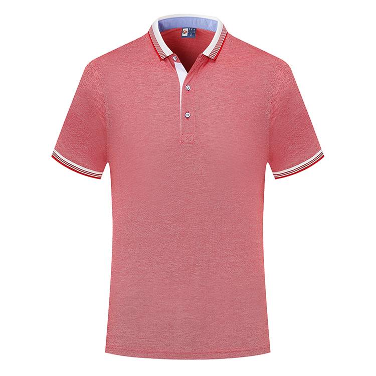 HBT 606  200G Oude Two Tone Cotton Lapel POLO Shirt