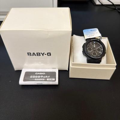 Used CASIO BABY-G Radio Solar Watch Black BGA-2500-1AJF