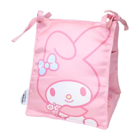 MORIPiLO Stylish Desktop Tissue Case with Mirror, Half-Size Tissue Storage (Sanrio My Melody Pink) 1 B0FZQW2PS8