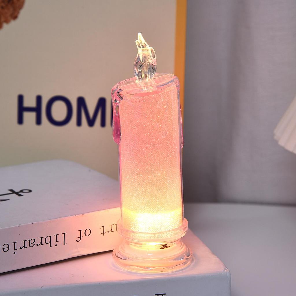 Teardrop Candle Light: Elegant Bedside & Restaurant Atmosphere Lamp