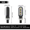 BULLSPANN Motorcycle Turn Signal LED Motorcycle Turn Signal High Brightness