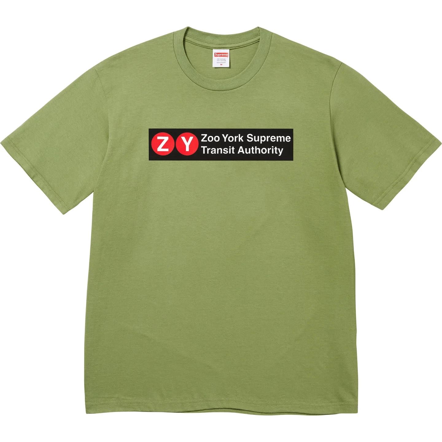 Supreme Zoo York Transit Tee Moss M