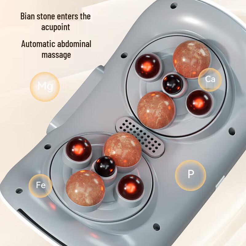 Aux Bian Stone Abdominal & Waist Kneading Massager with Heat