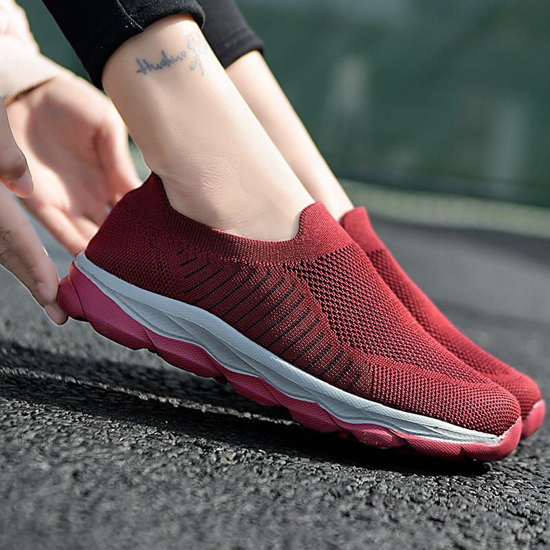 Fashion Men's Shoes Mesh Casual Shoes Summer Sneakers Sports Leisure Non-slip Climbing Breathable Four Season Thick Fashion Walking Shoe