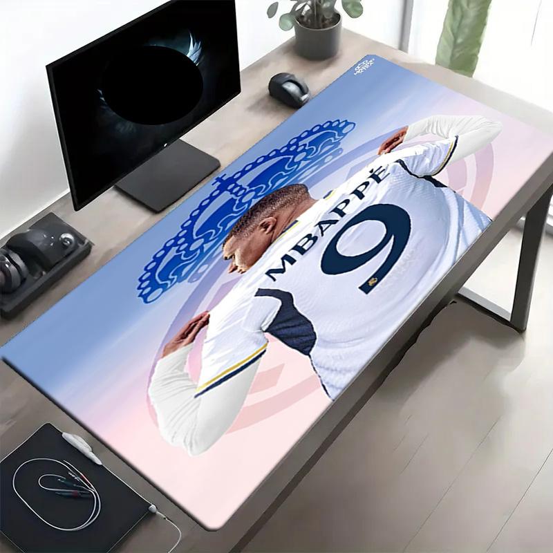 Kylian Mbappe Druck Mauspads, Anti-Rutsch Schreibtisch Tastaturmatte, für PC Laptop Gaming Arbeiten Tägliche Nutzung, Coole Festival Überraschungsgeschenk