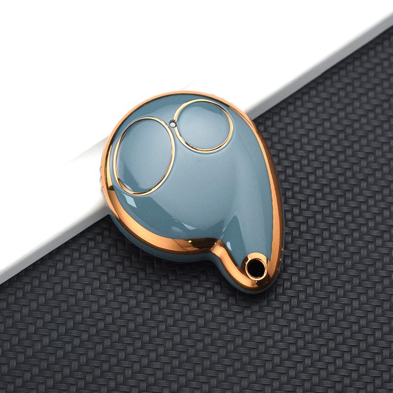 

Новый чехол для ключей из ТПУ, защитный чехол для брелка для Toyota Cobra Vios, сигнализация для ключей, дистанционный вход без ключа серый