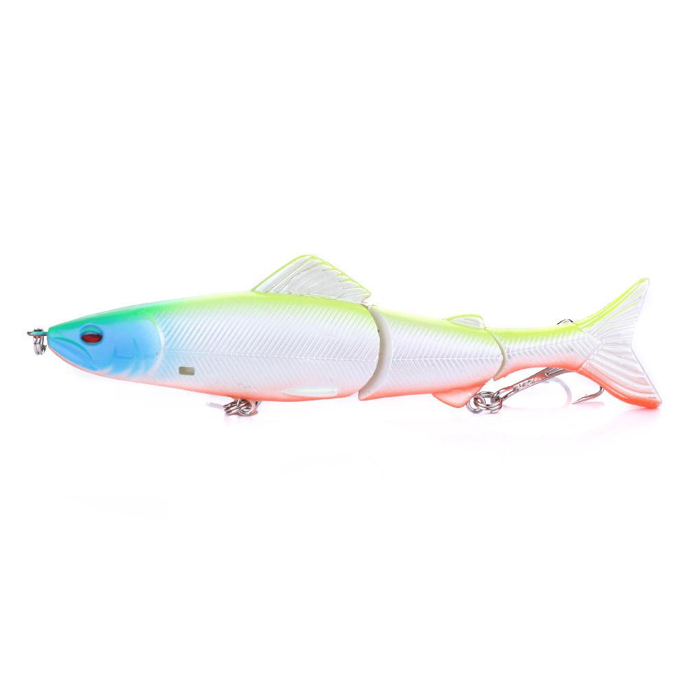 

17GFloating Multi-Section Fishing Lure13CM 4No. Hook with Sound Bead Long Cast Simulation Hard Bait Fake Bait Fishing Gear 13CM-17G-4