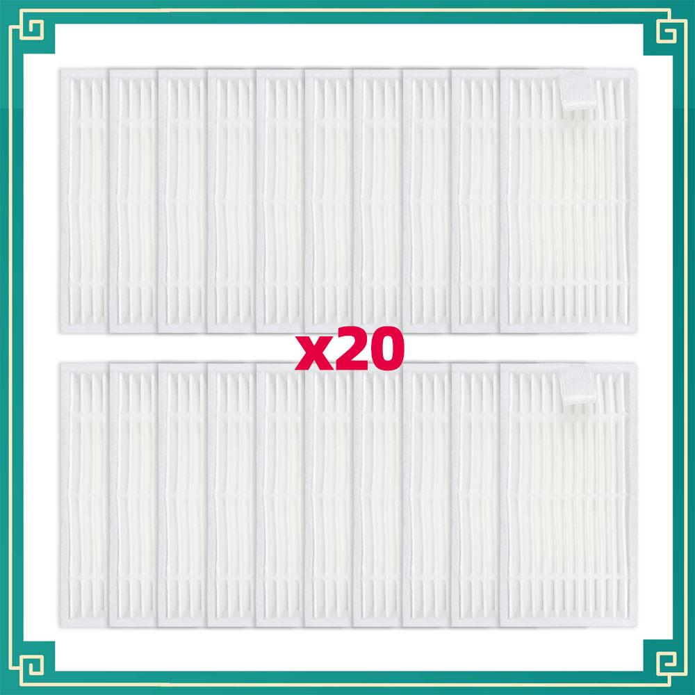 Vhodné pro iLife V9 / V9 Pro / G9 / G9 Pro / A12 Pro Náhradní díly Boční kartáč HEPA filtr Mopovací utěrka Prachový sáček Příslušenství