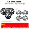 4pcs 56mm 60mm Car Wheel Center Hub Center Cap Rim Hub Dustproof Cover Emblemem For Honda Accord CRV XRV Civic Odyssey ahn256