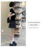 Summer 2025 Floral High-Waisted Loose Slimming Drawstring Anti-Exposure Cake Skirt