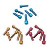 Set of 18Pcs, Cycling Bike Screws M5 x 18 Carbon Steel Bicycle Disc Brake Caliper Bolts (6 6 Gold +