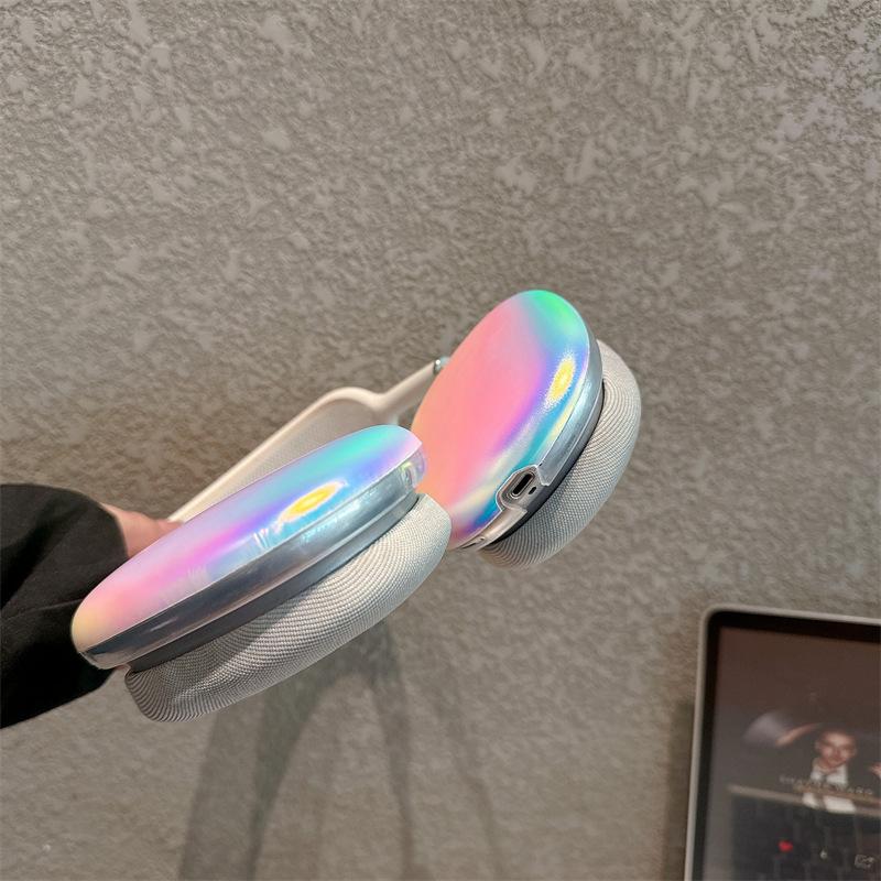Colorful Plating for Apple AirPods Max Protective Case Headset Protective Case AirPods Simple