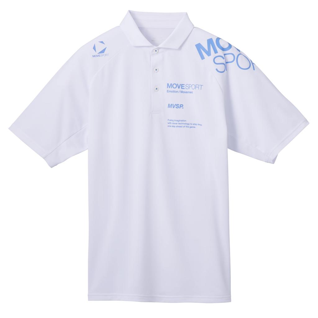 Move Sports DESCENTE Golf Short Sleeve EXcDRY Pique Polo WH00 High-Gauge Shirt, Breathable, Men's, (ST5SHSZ6MB)