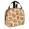 Custom Capybara Insulated Lunch Bag for Women Leakproof Cooler Thermal Lunch Tote Office Picnic Travel