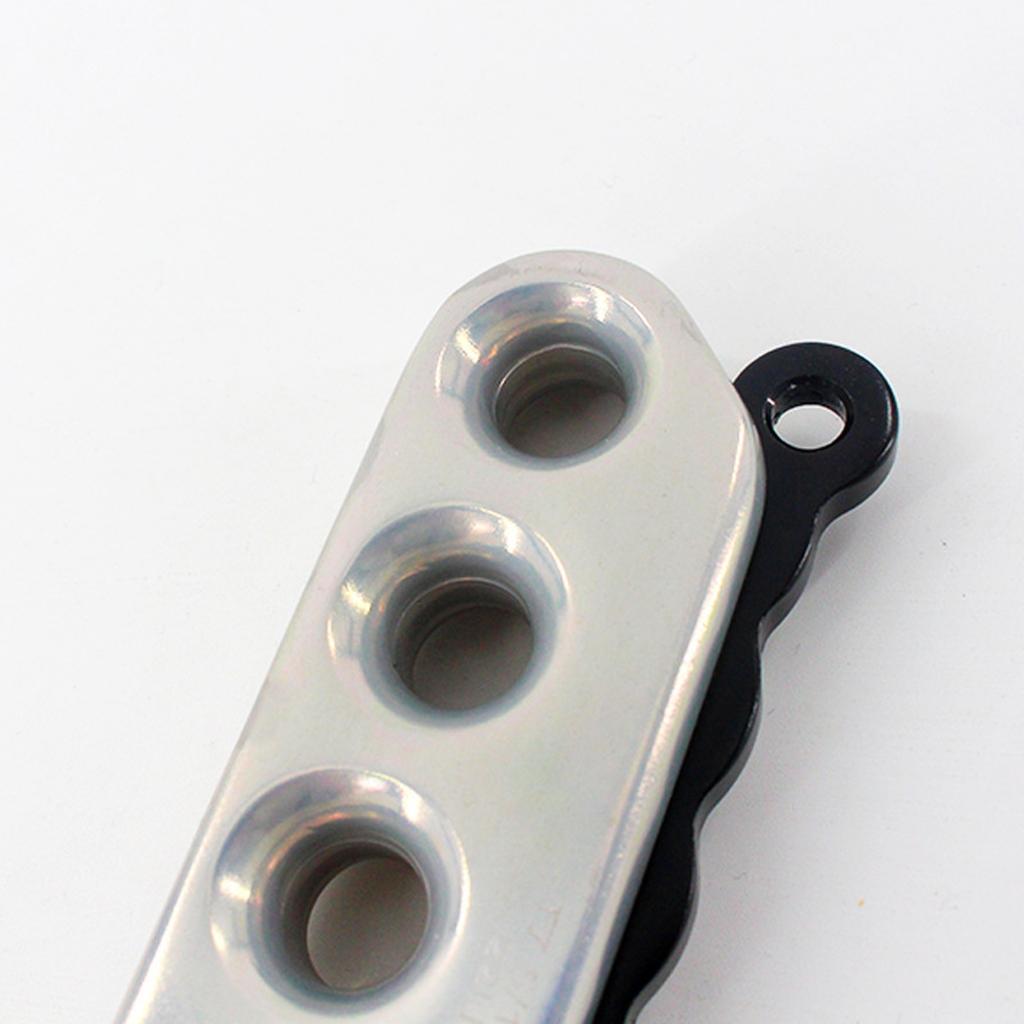 4-Hole Hand-Controlled Descender Climbing Rappelling Rescue Safety Device