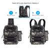 LEO Fishing Tackle Bag Fishing Lure Bait Chest Pack Shoulder Backpack Waterproof Outdoor Hunting Camping Fishing Sling&Backpack