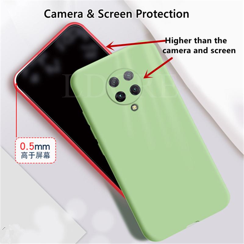 For Xiaomi Poco F2 Pro Case Al Liquid Silicone Soft Phone Rubber Cover For Xiaomi Poco F2 Pro Case for Xiaomi Poco F2 Pro